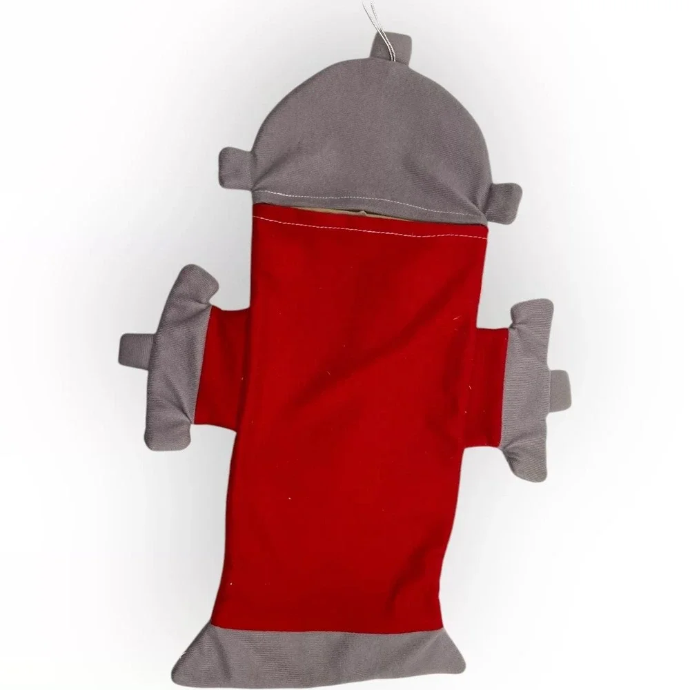 Christmas Stocking Vtg Dog Fire Hydrant‎ Carousel by Guy Bones Puppy Gift